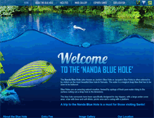 Tablet Screenshot of nandabluehole.com